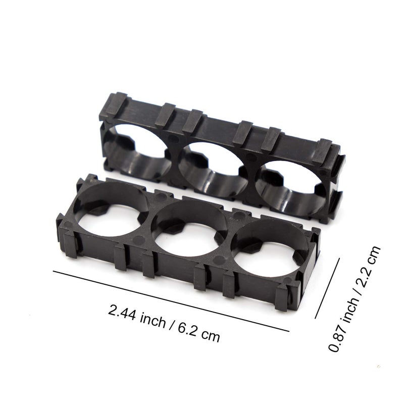 Bestol 3x5 Cell/4x5 Cell/2xCell/3xCell/18x6x50x1 Cell 18x6x50 Batteries Spacer Radiating Shell Plastic Heat Holder Bracket (100pcs Triple Bracket) - Image 2